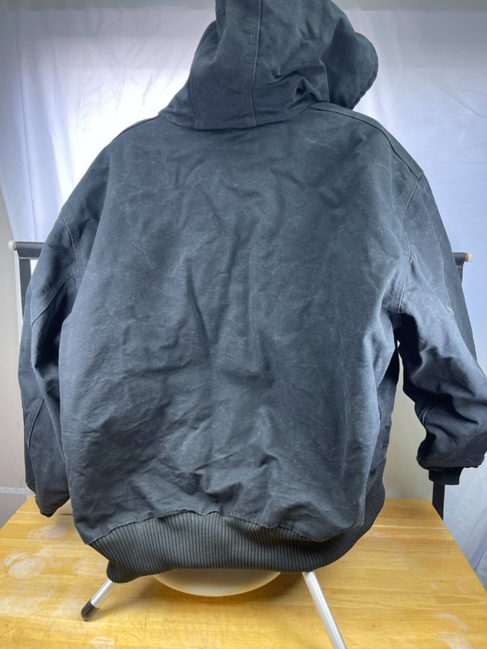 Carhartt J140 Black Duck Active Jacket USA Made Quilt Lined 4XL - Picture 13 of 16